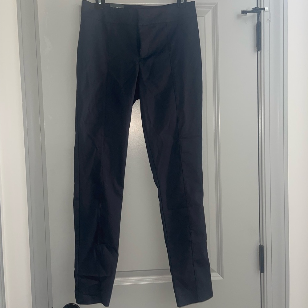 NWT Madison seamed front navy dress pants size 4